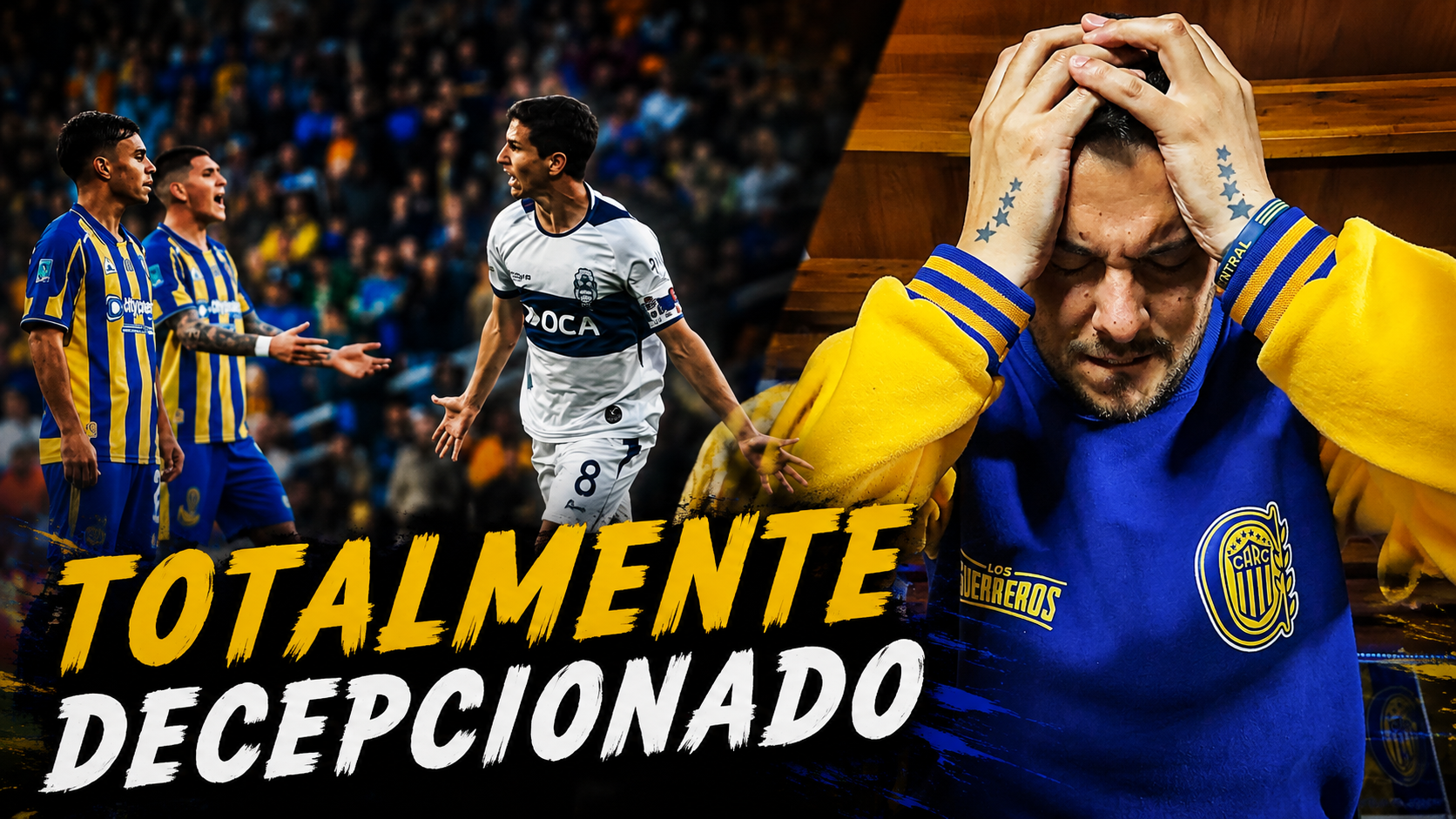 Reacción a la derrota de Rosario Central frente a Gimnasia en el Gigante
